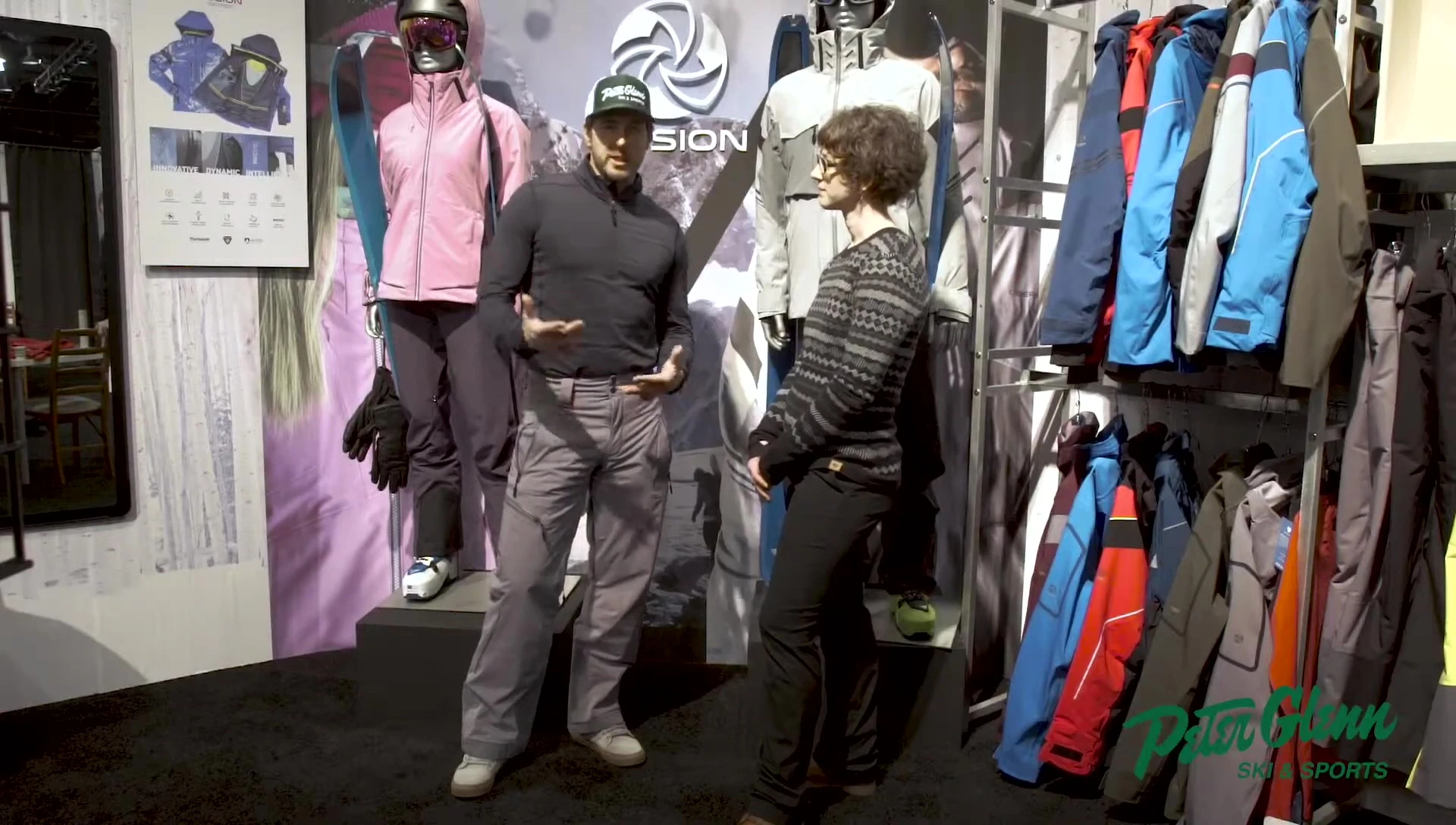 Jonny showcasing the fit of the medium-sized pants.