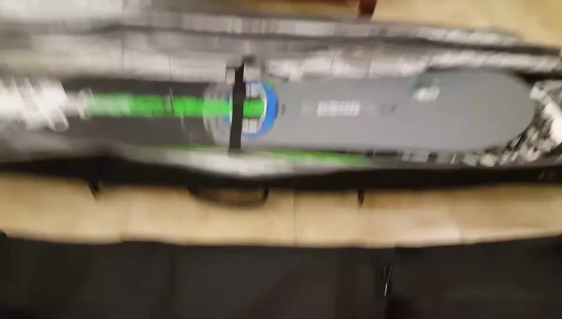The empty interior of the Dakine High Roller highlighting the absence of internal straps.