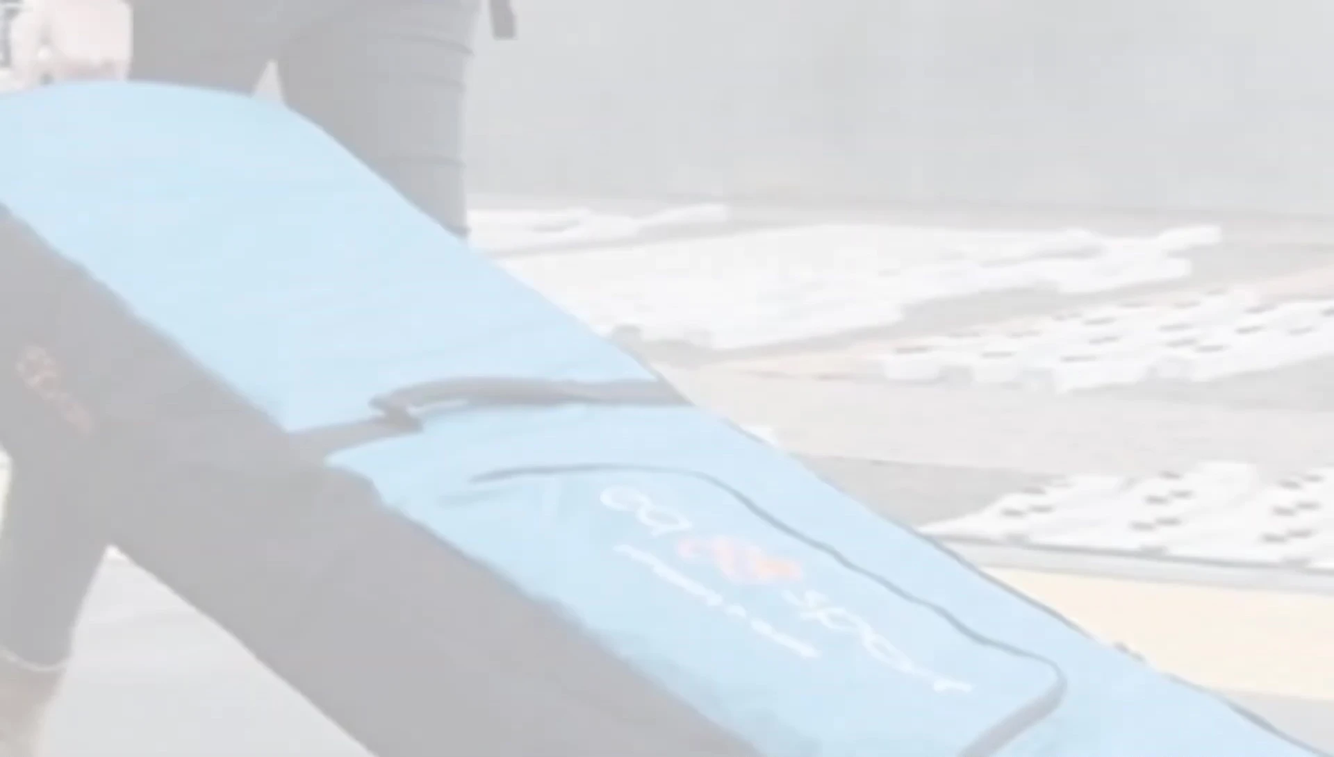 Close-up of the bag's padding.