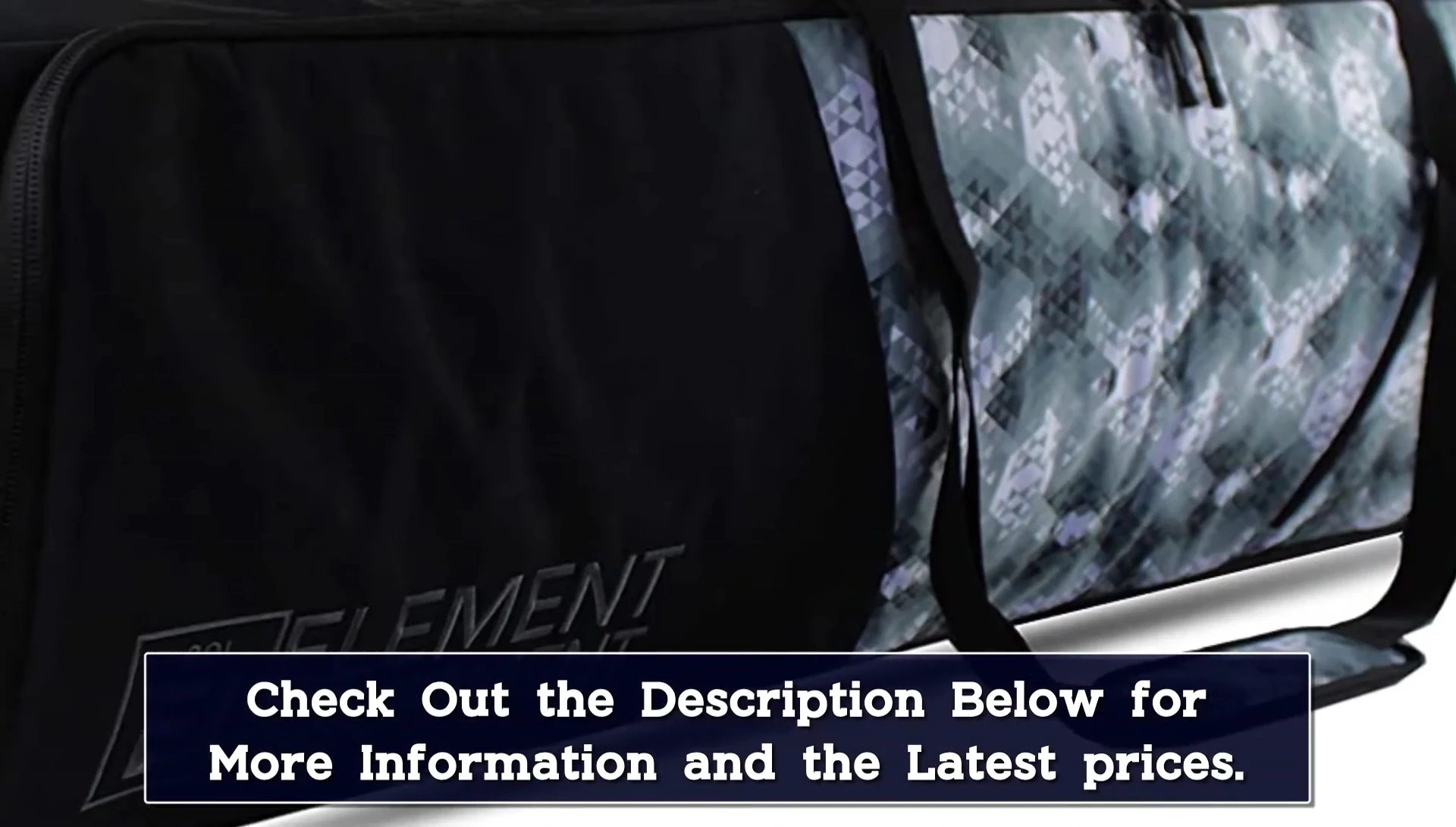 Image highlighting the padded shoulder strap and handles.