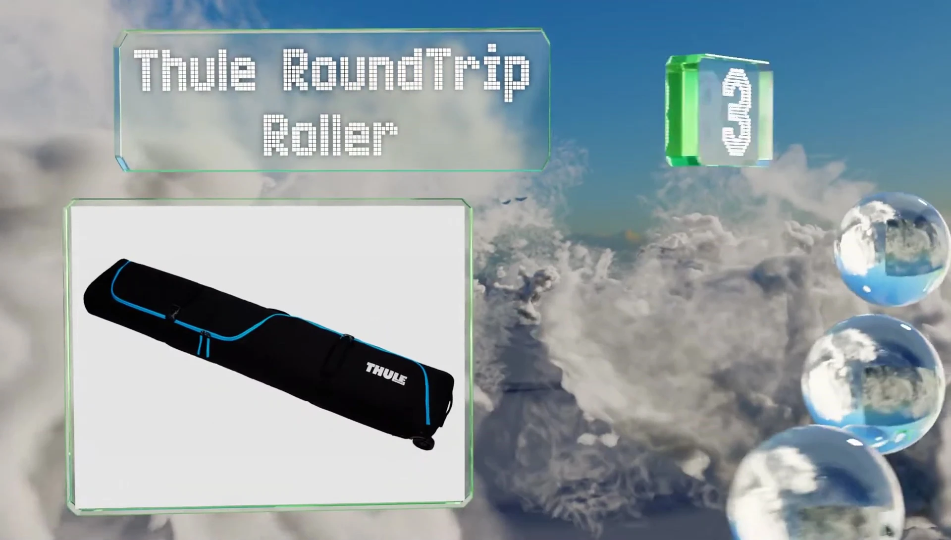 Thule RoundTrip Roller snowboard bag