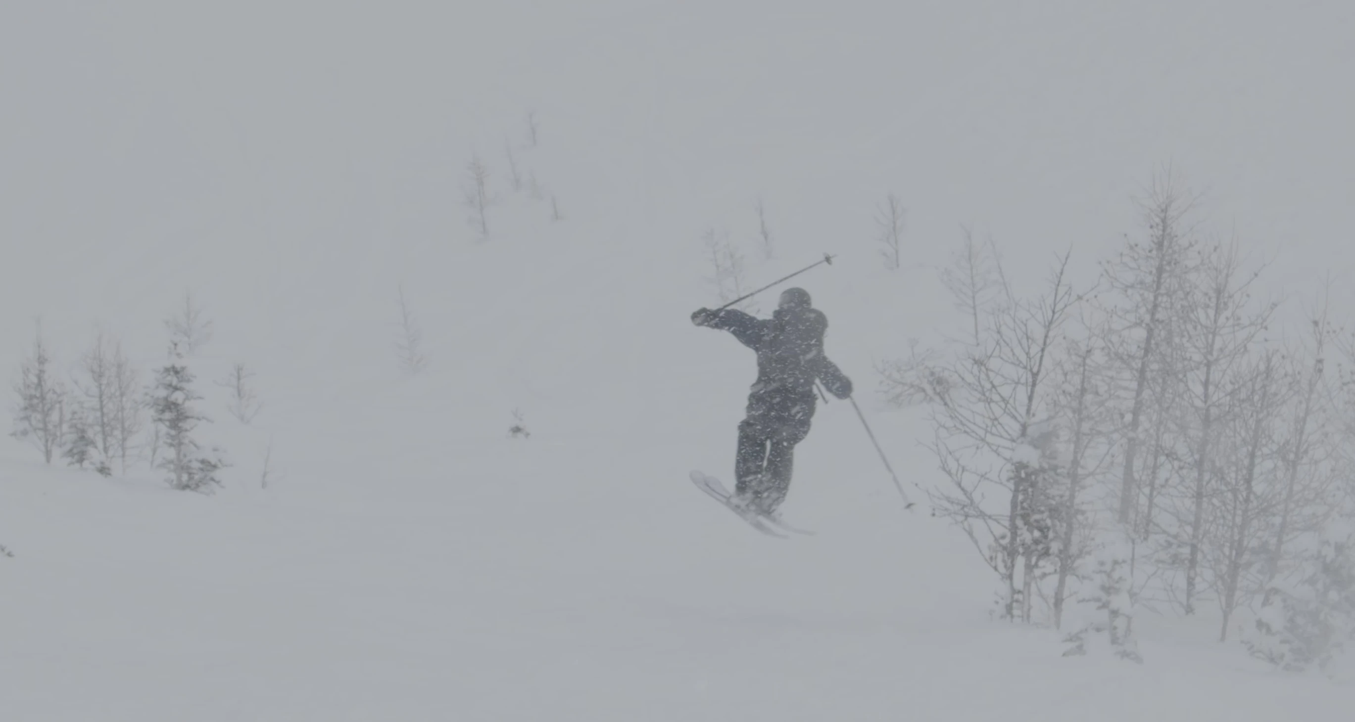 The reviewer putting on their ski boots.