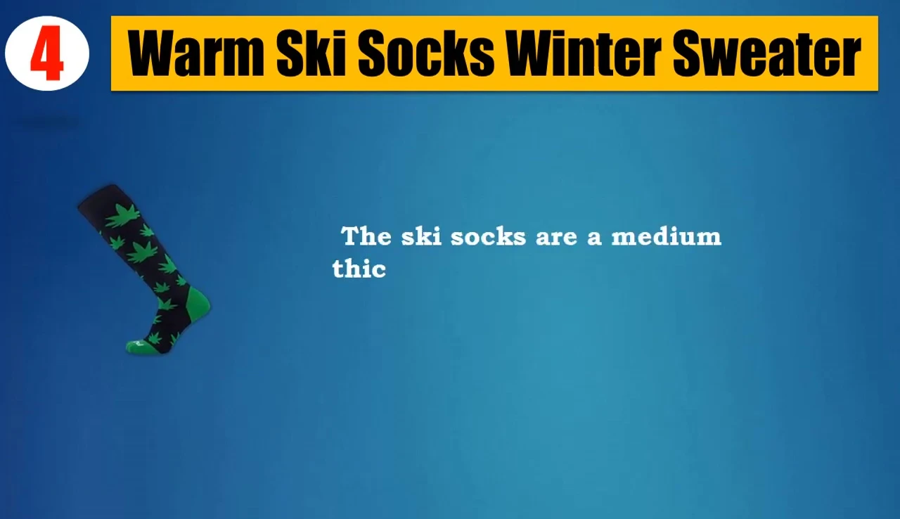 Sock detail showcasing fit