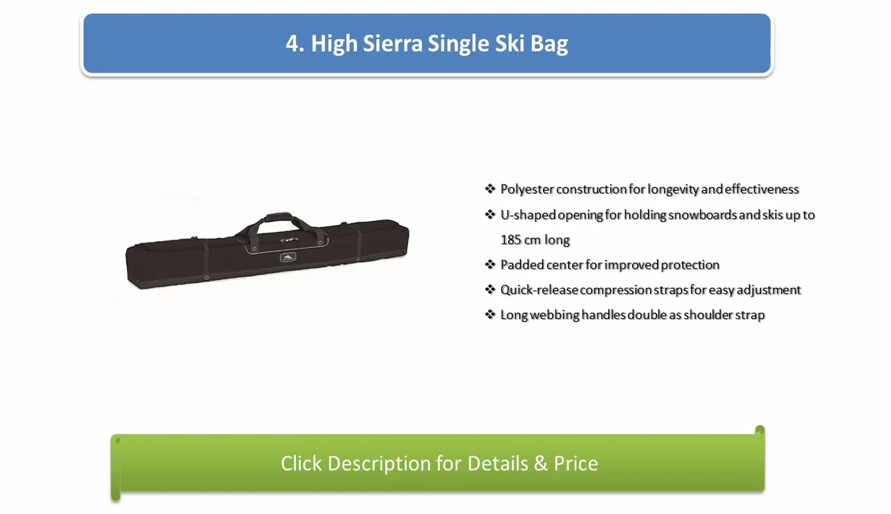 The compression straps are shown.