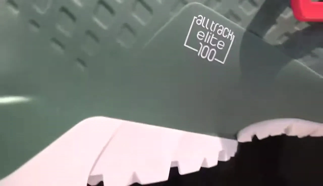 Image highlighting the walk mode feature of the boot.