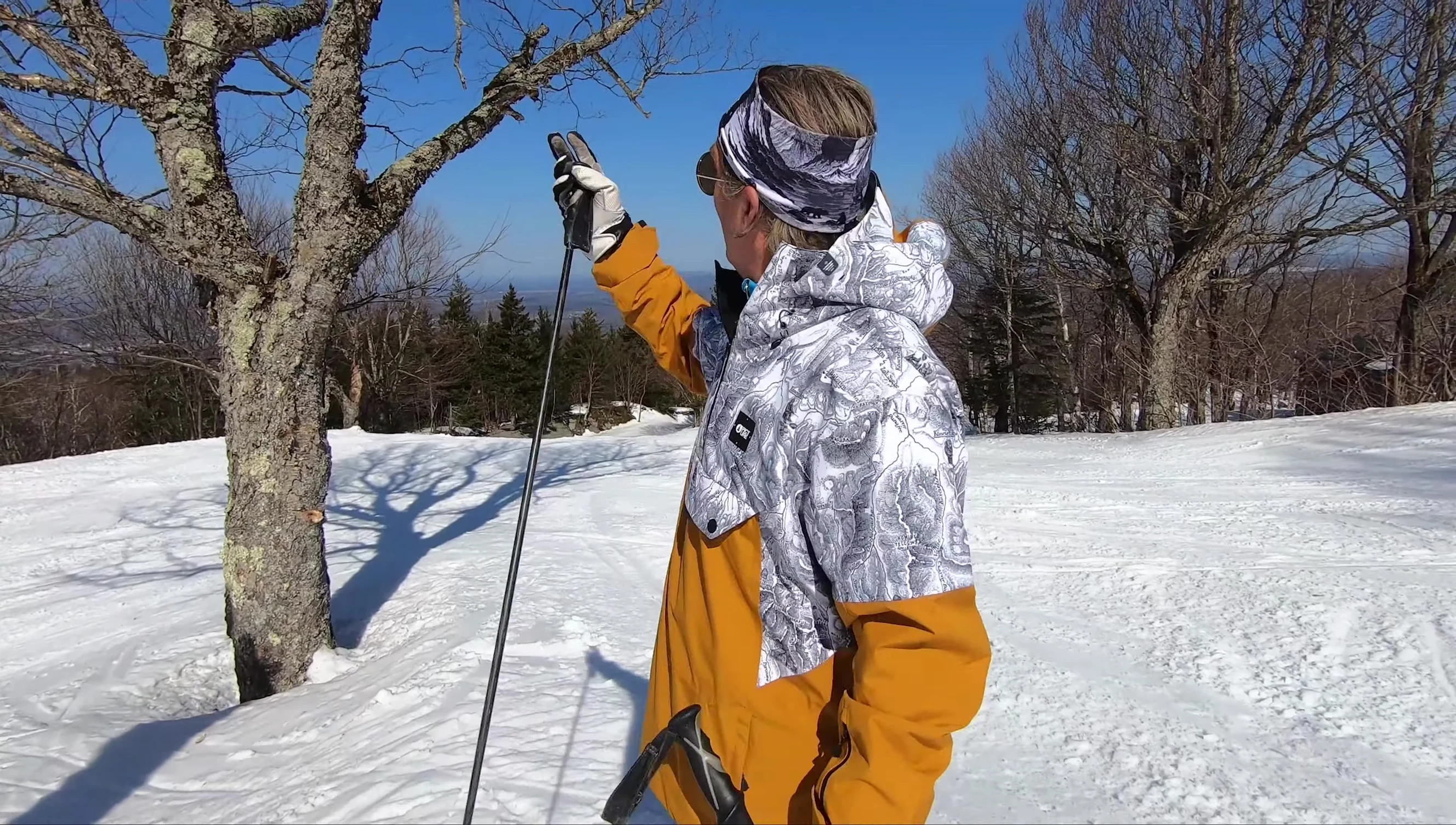 Skier carving on a groomed slope with Cochise 3.0 boots