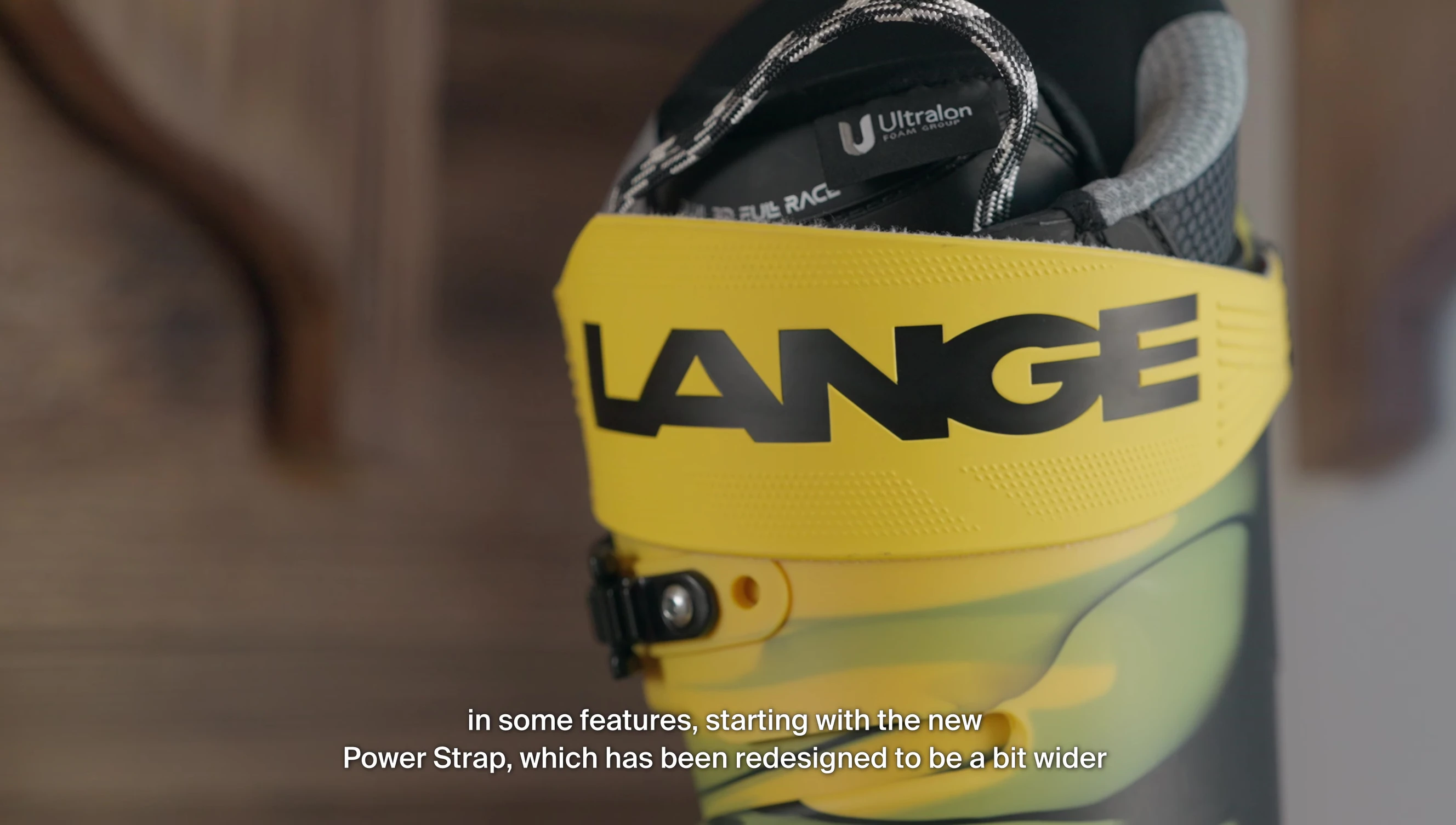 Detail of the redesigned Power Strap.