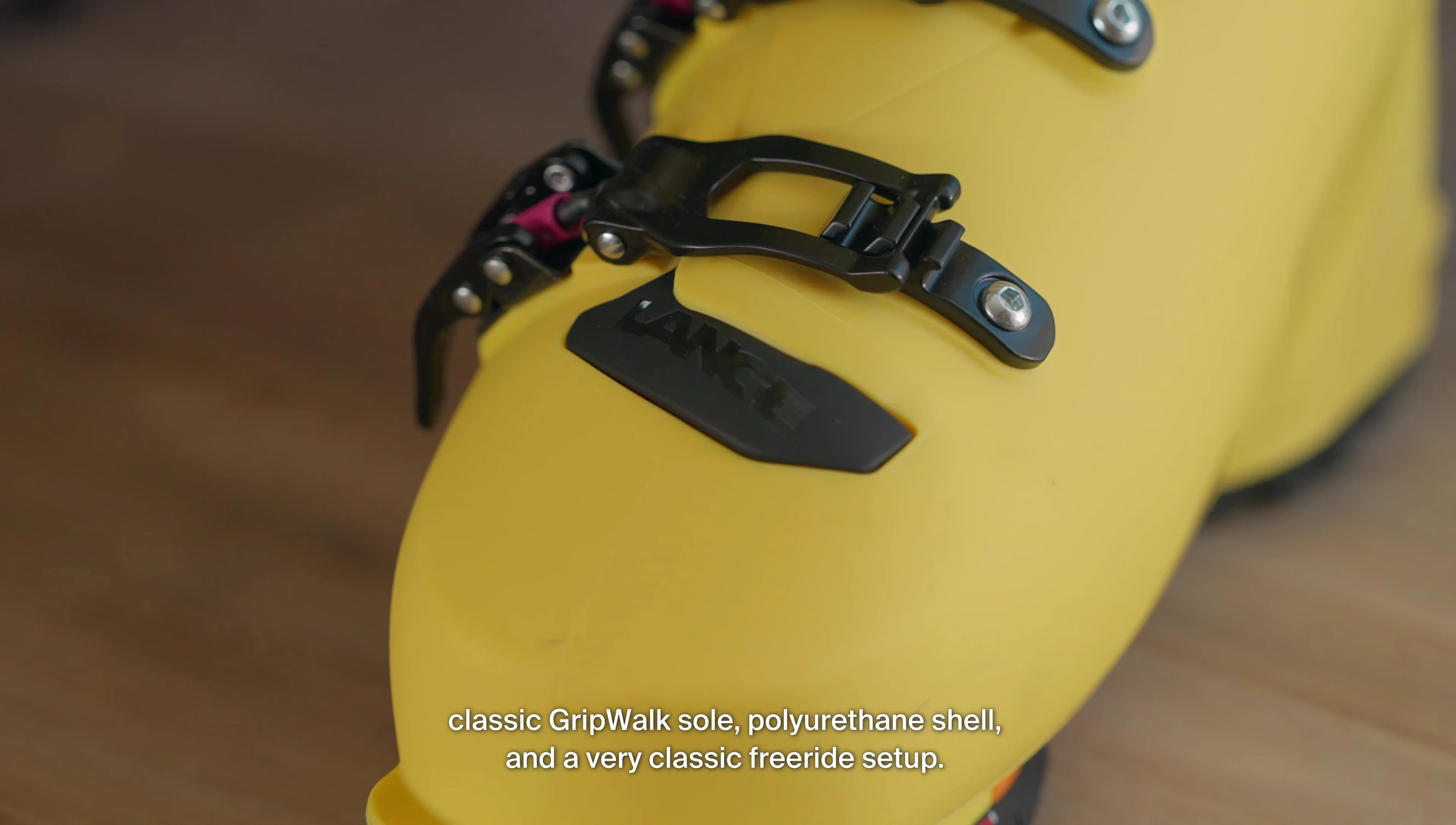 Image showing the boot's structure and materials.