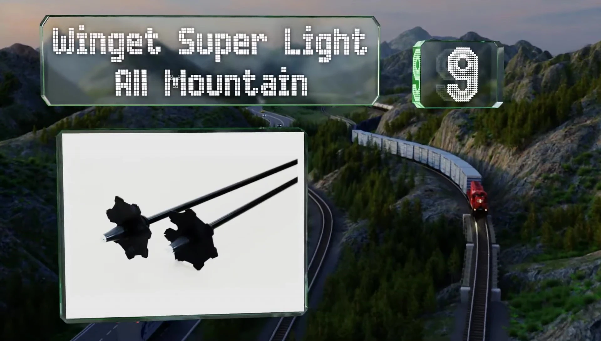 Wing it Super Light All Mountain ski poles