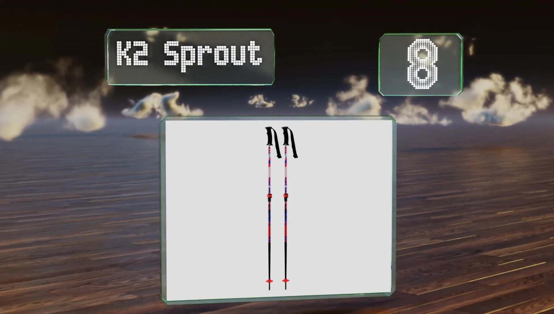 K2 Sprout adjustable ski poles