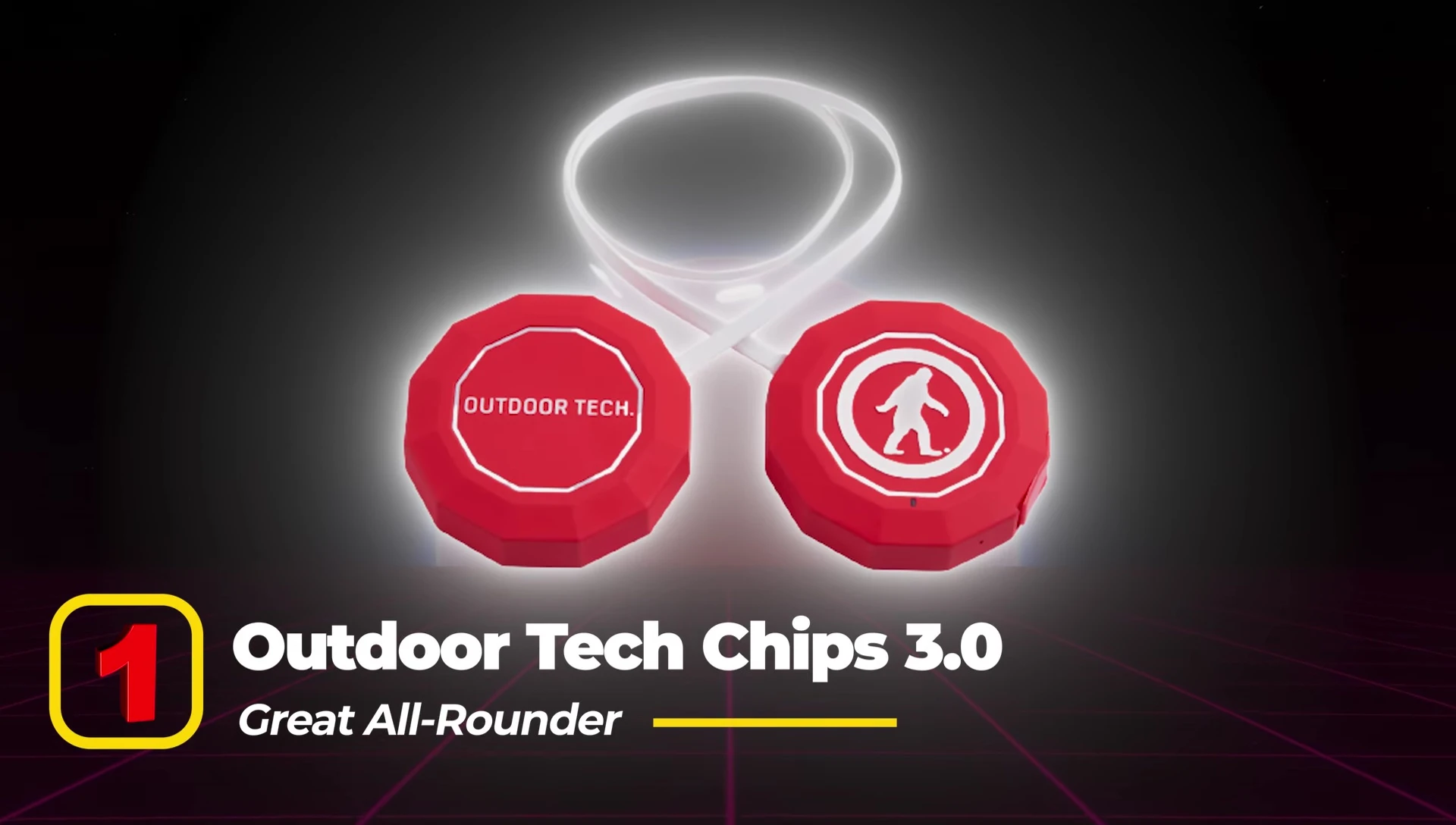 Outdoor Tech Chips 3.0 headphones displayed