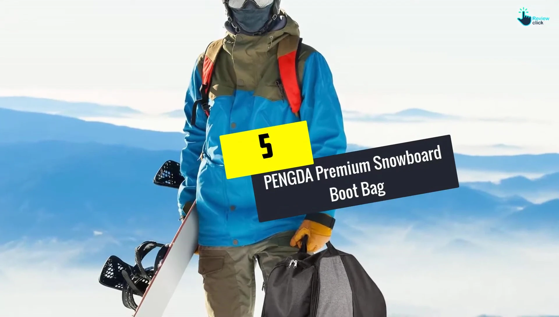 Pengda Premium Snowboard Boot Bag overview