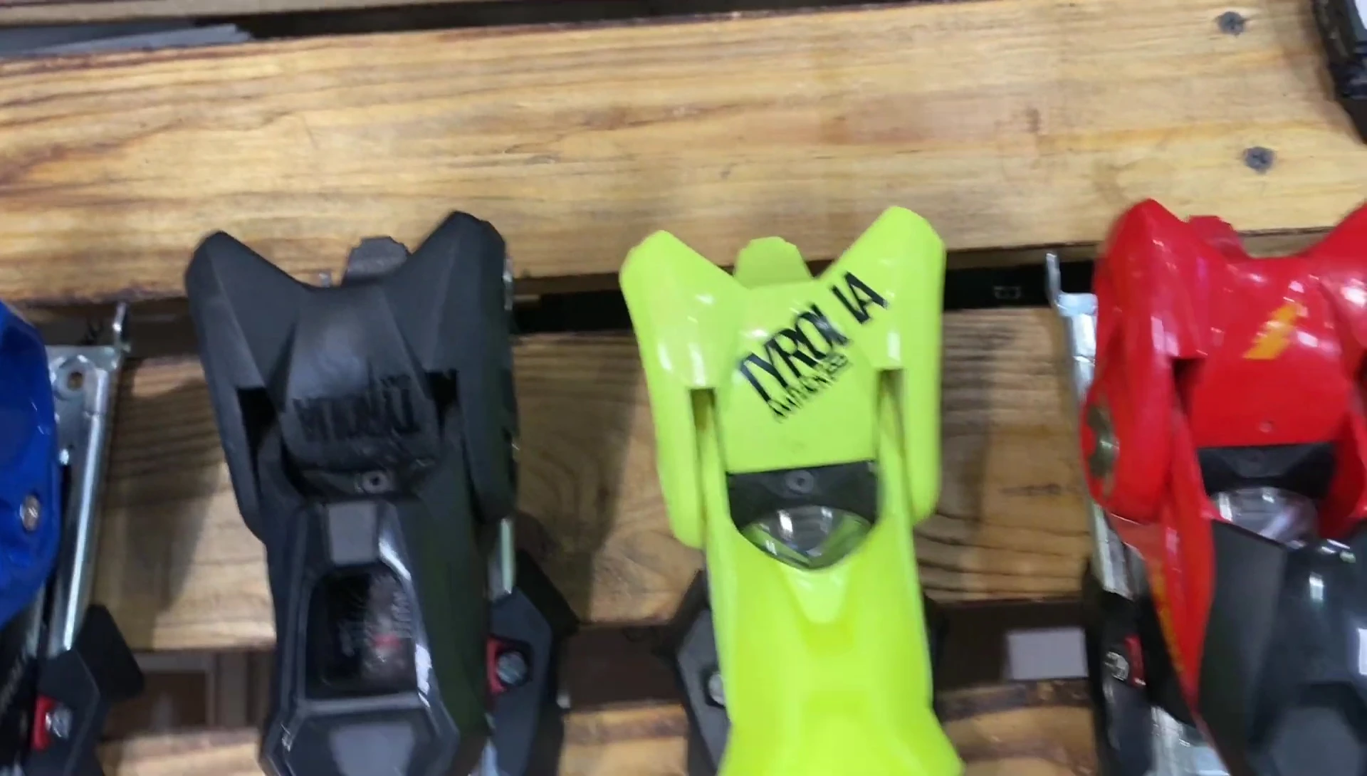 Tyrolia Attack 18 binding, showcasing its heavy construction