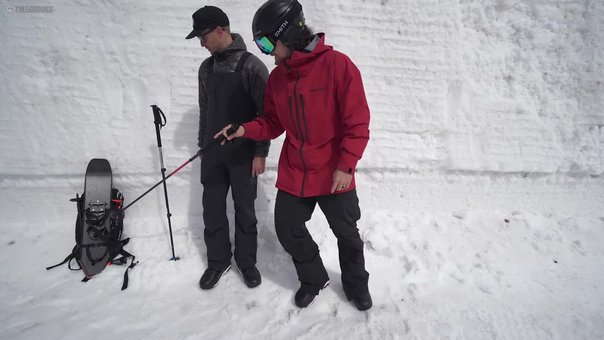 Another shot of drifting in the backcountry