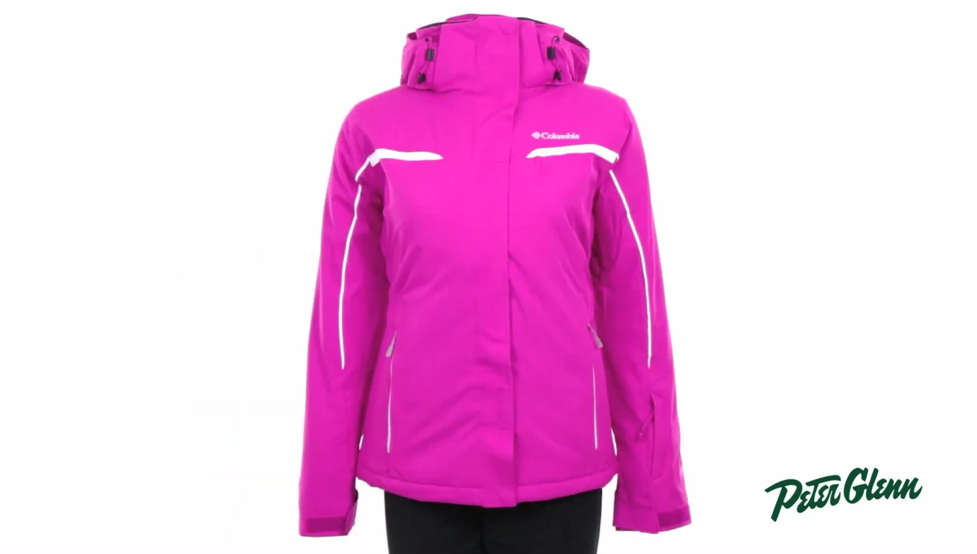 Model demonstrating the jacket's fit.