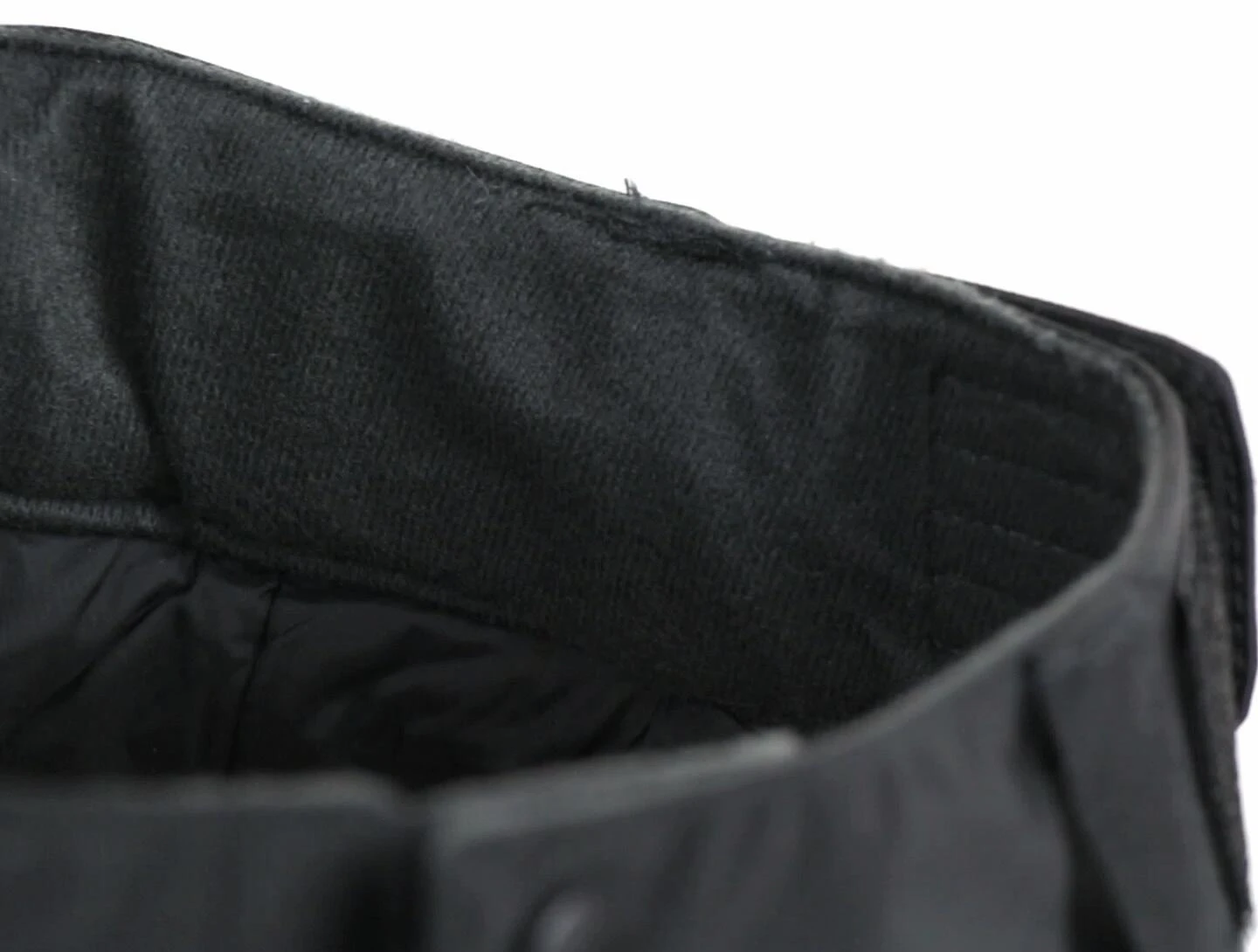 Close-up of the soft Treo fabric lining the inside of the waist.