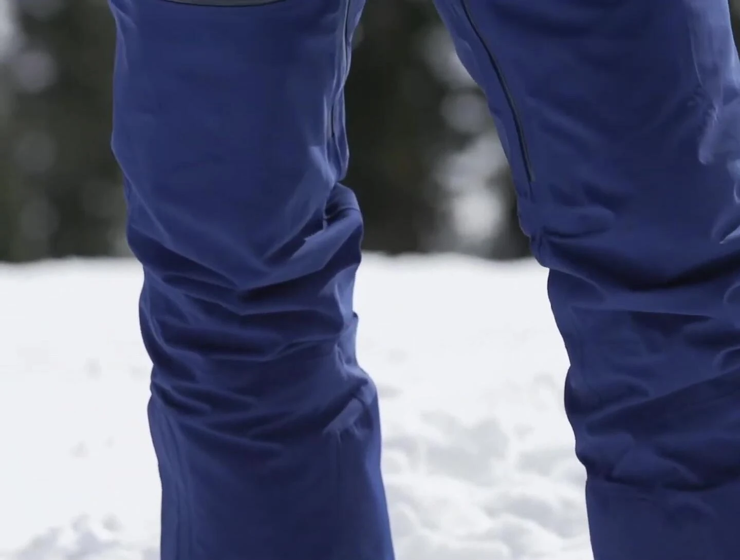 Close-up of the GORE-TEX label on the pant
