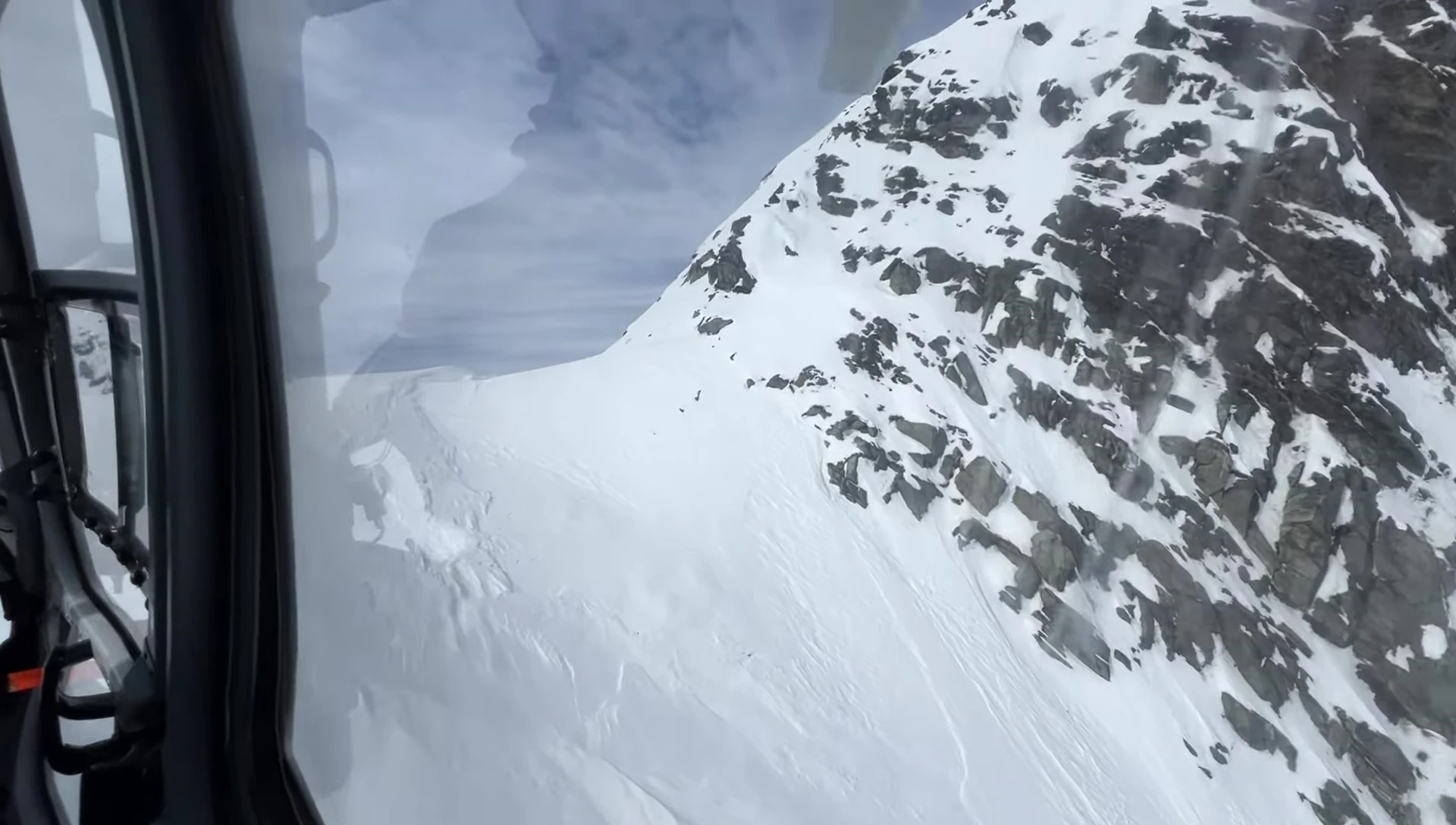 View from the helicopter