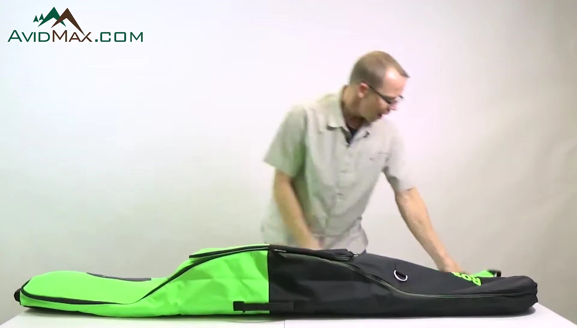 The bag being carried using the shoulder strap.