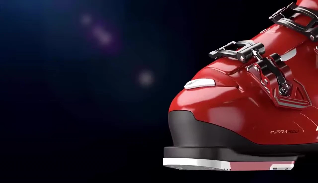 Image showcasing the customizable features of the Nordica Speed Machine boot