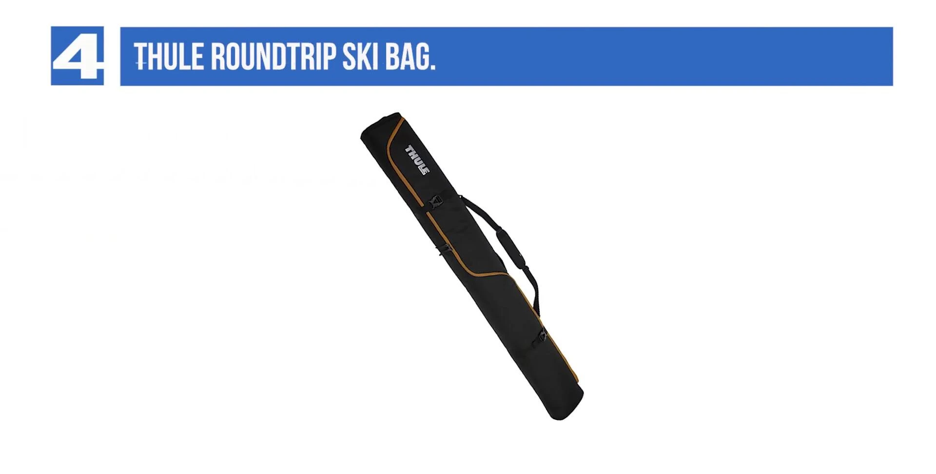 Doule Fuel Round Trip Ski Bag shown closed