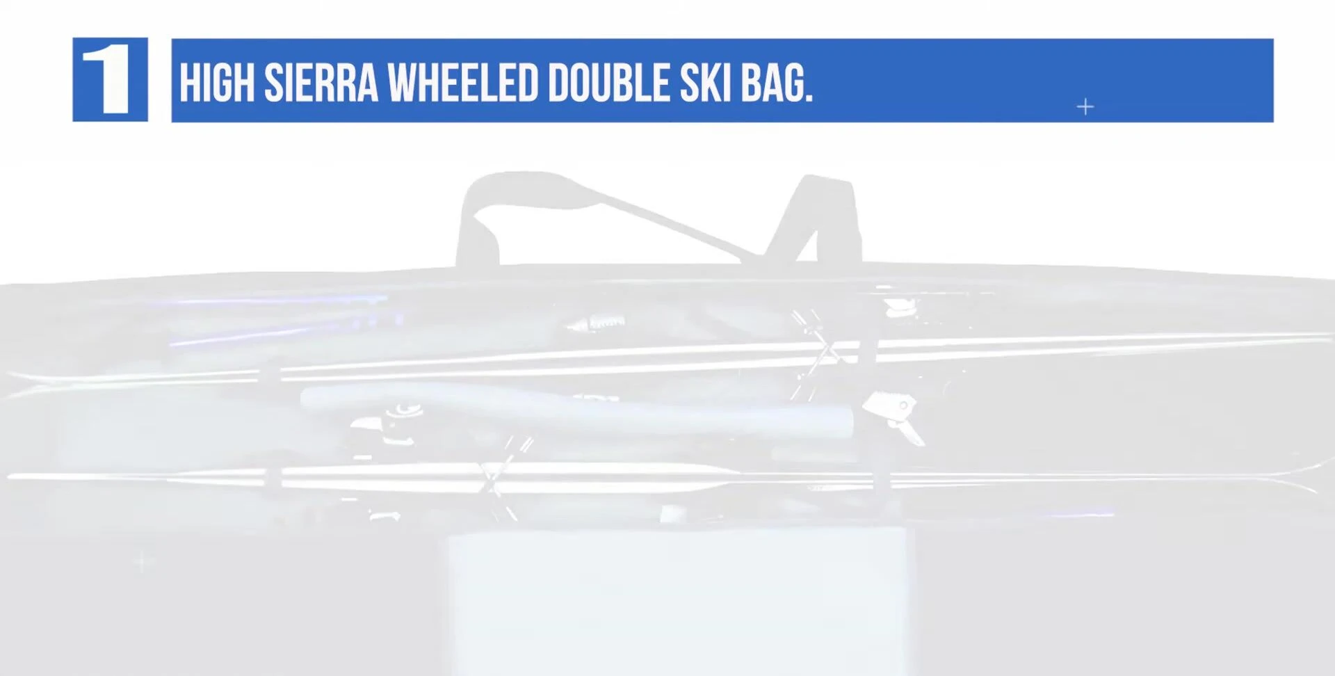 Interior of High Sierra bag showing U-shaped opening