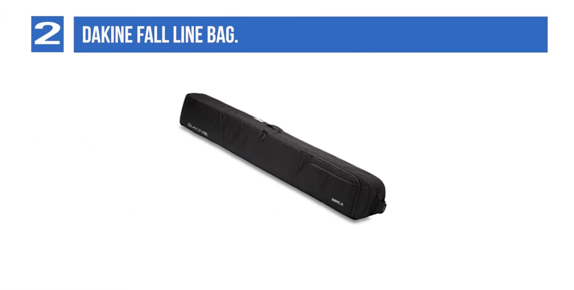 Dakine Fall Line Ski Bag shown open