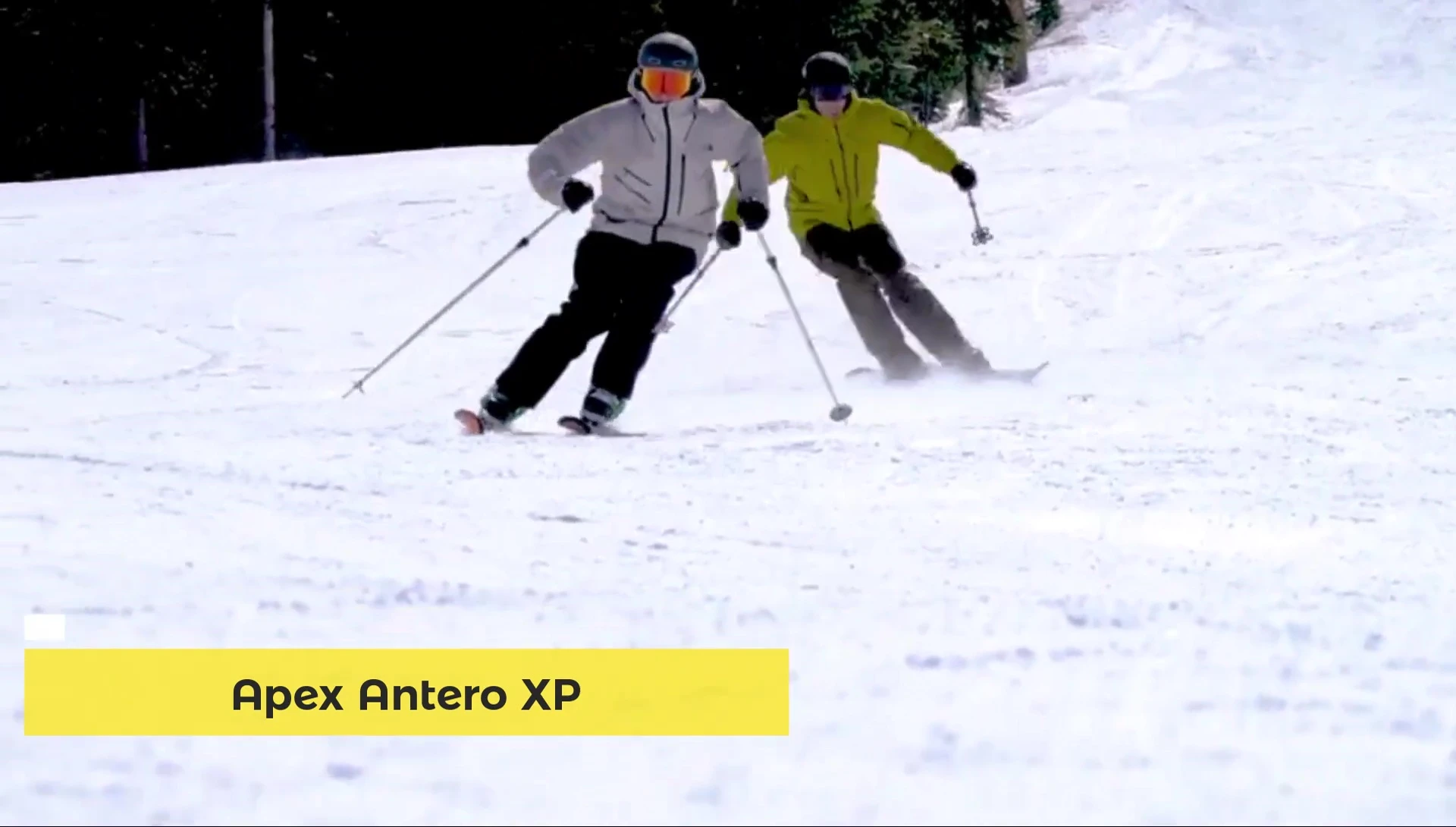 A skier describing their experience with traditional ski boots before switching to Apex.