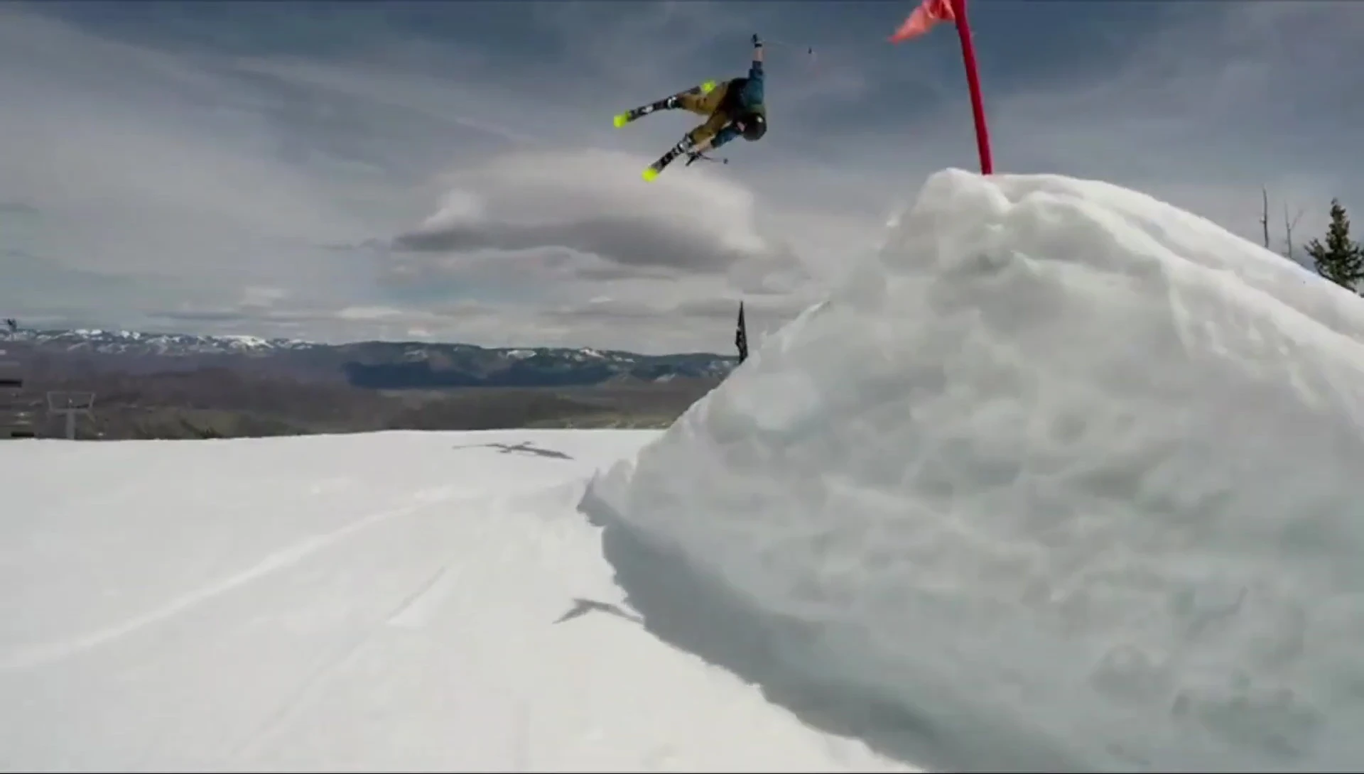 A skier highlighting the comfort and control offered by Apex boots.