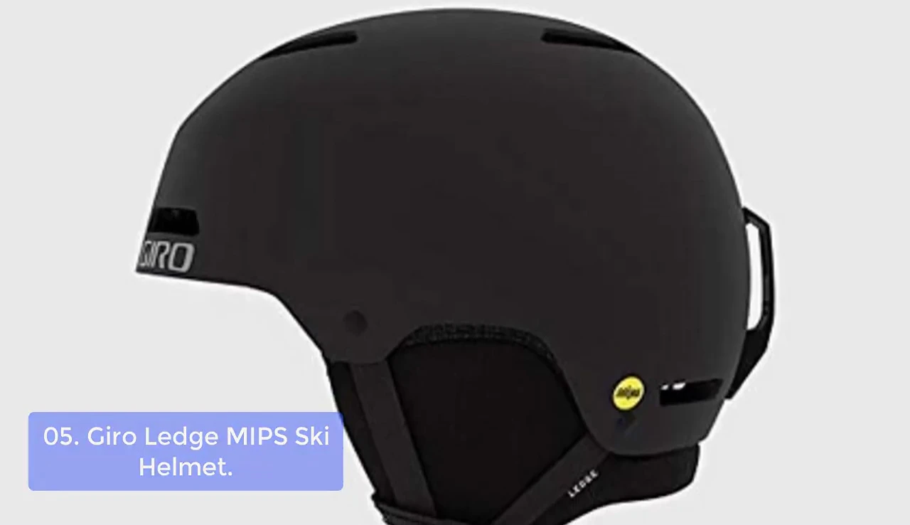 Gyro Ledge MIPS ski helmet highlighting its fit system.