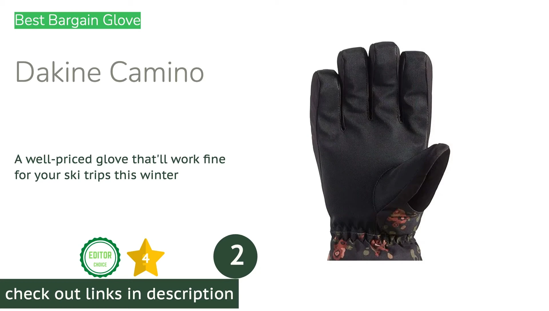 Close up of the glove showing the material