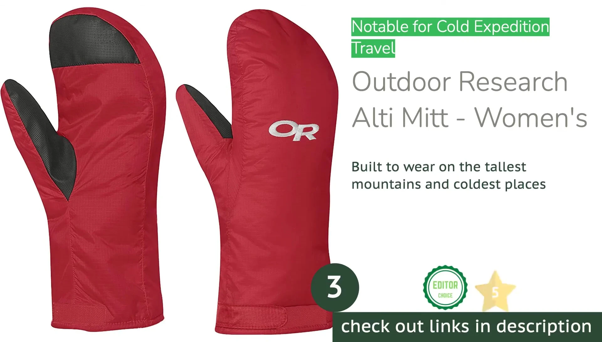 The Outdoor Research Ultimate Women's Mittens