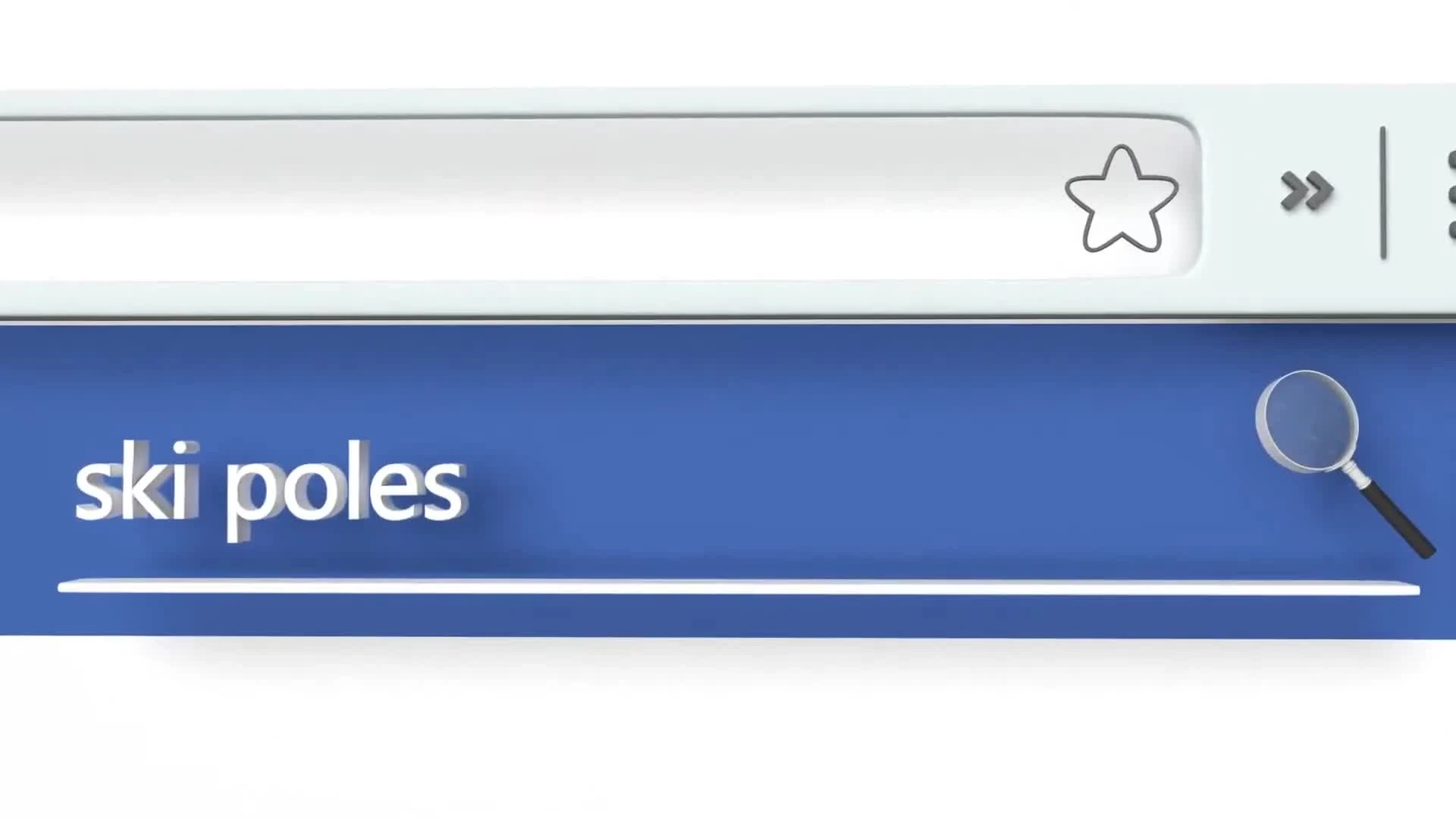Close-up of a ski pole, highlighting its construction and materials.
