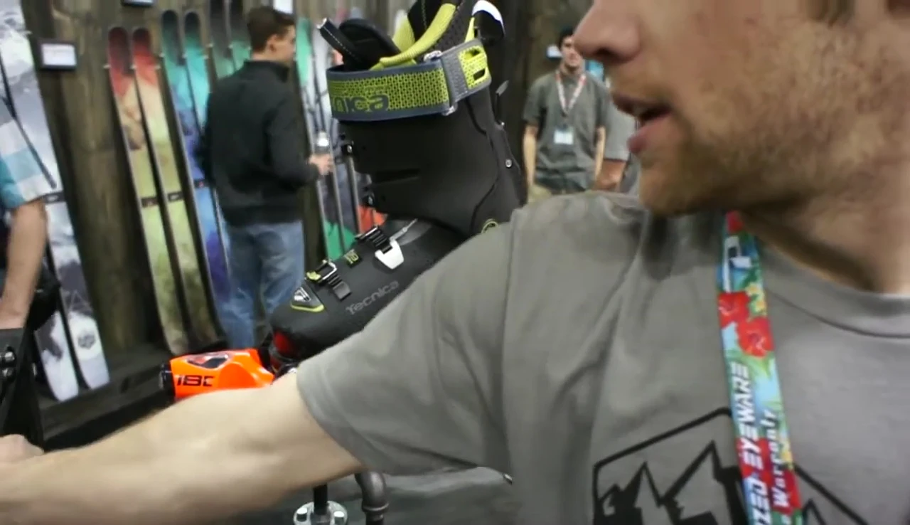 Close-up showing the independently operable quick-release levers.