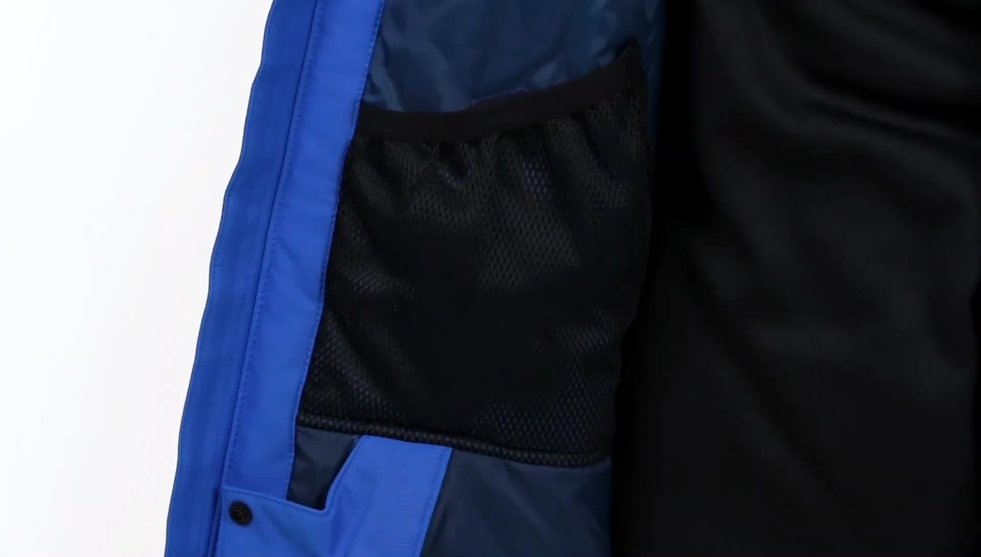 A shot of the jacket on a child