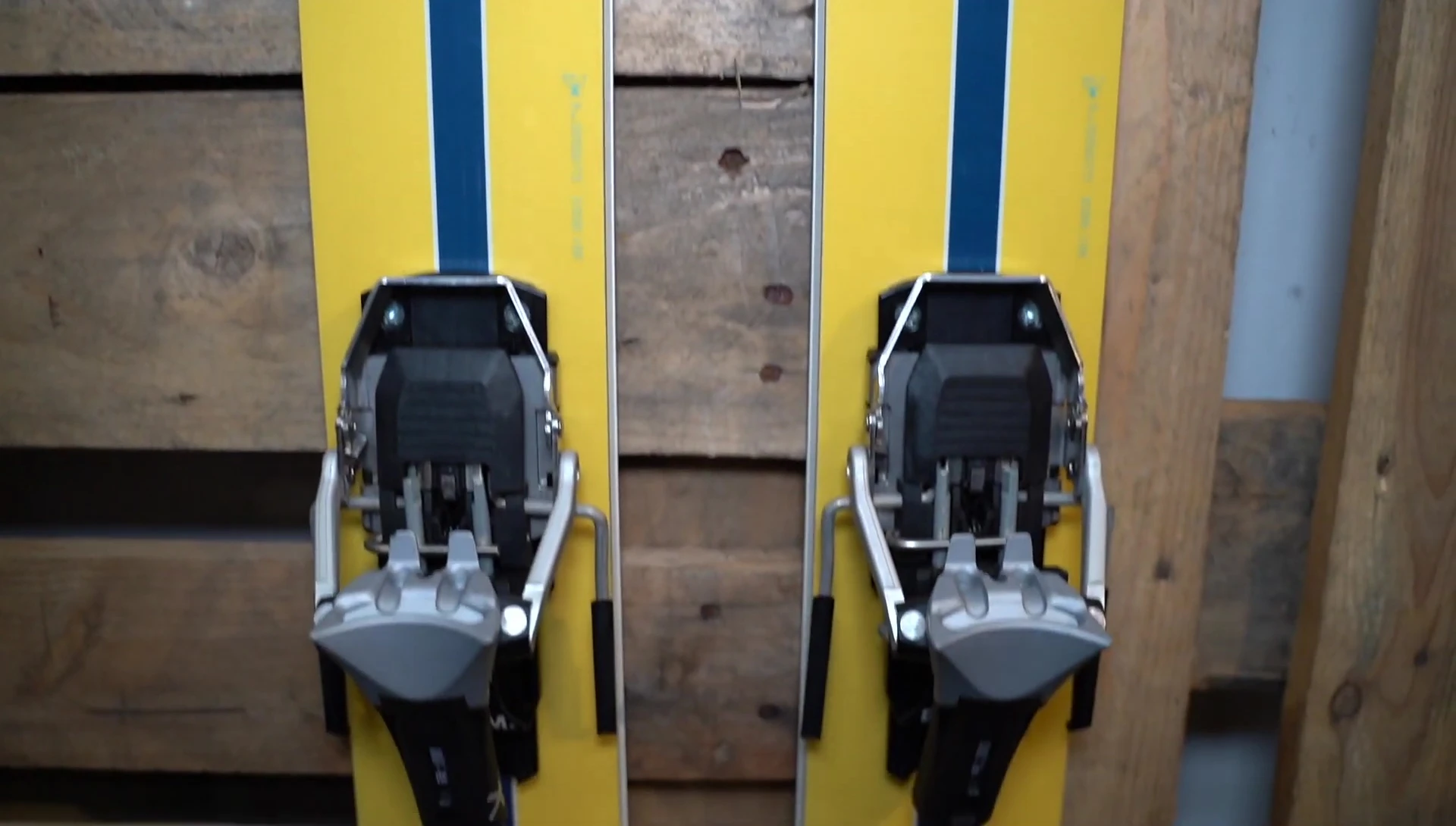 The speaker mentions the weight of the binding.