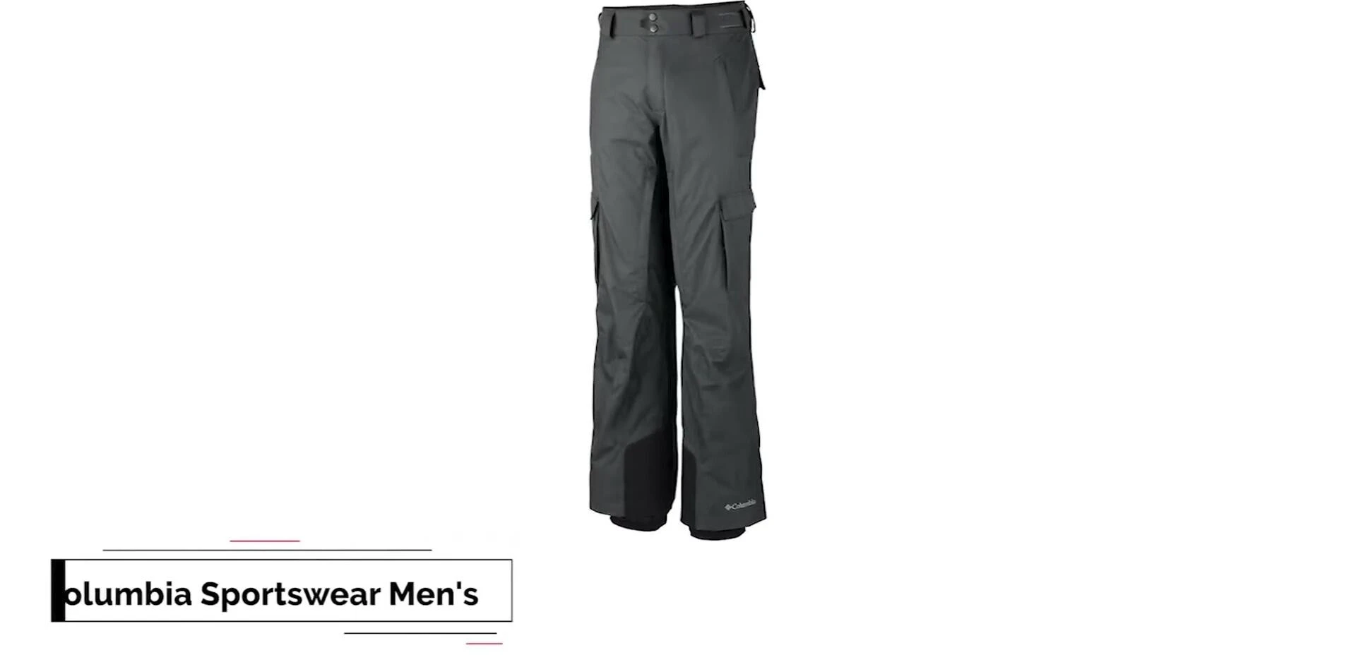 Image highlighting the Columbia Sportswear Men's Ridge 2 Run Snow Pants.
