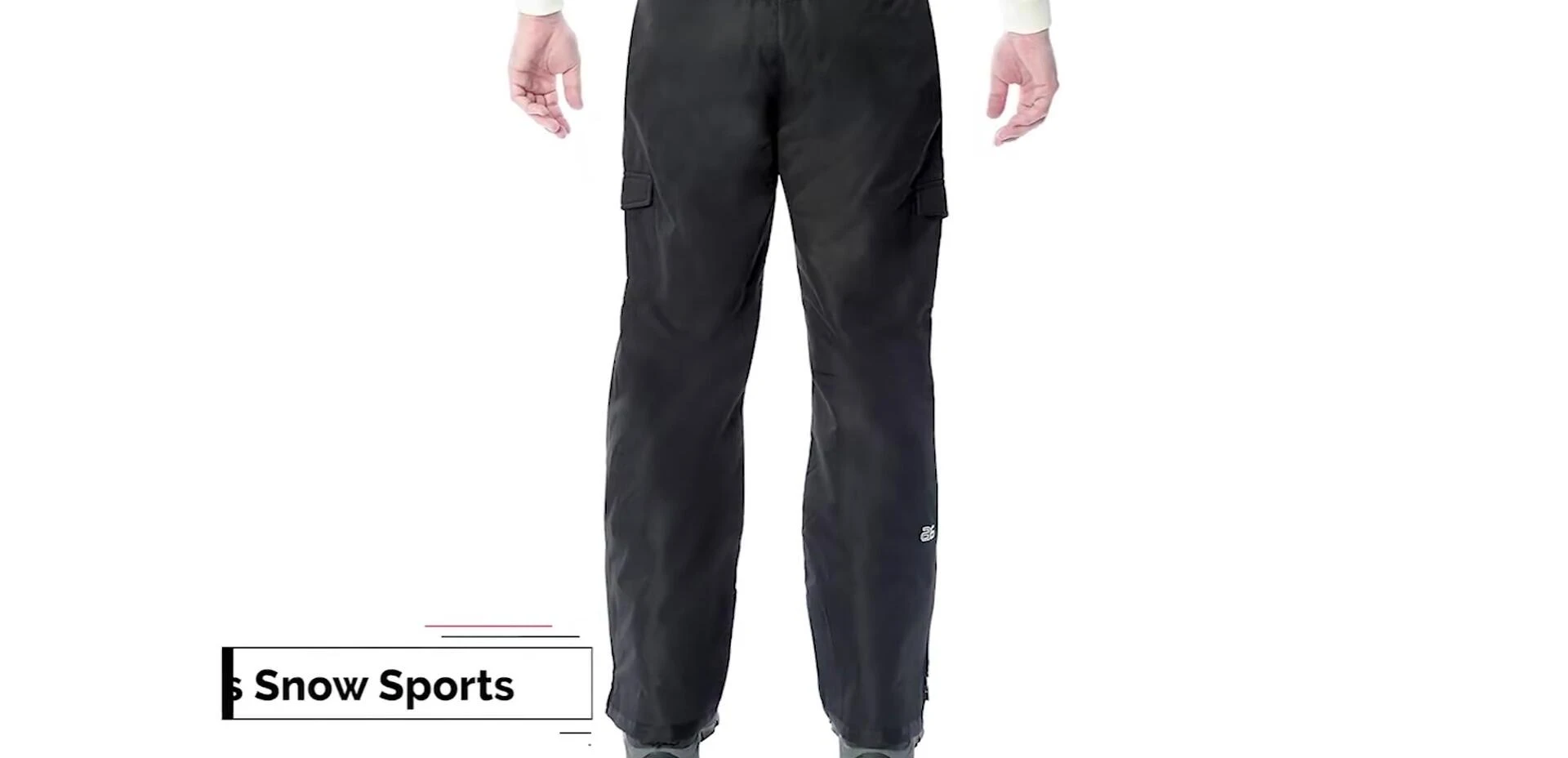 Close-up of Arctic Menstrual Sports Cargo Pants, showcasing their design and color options.