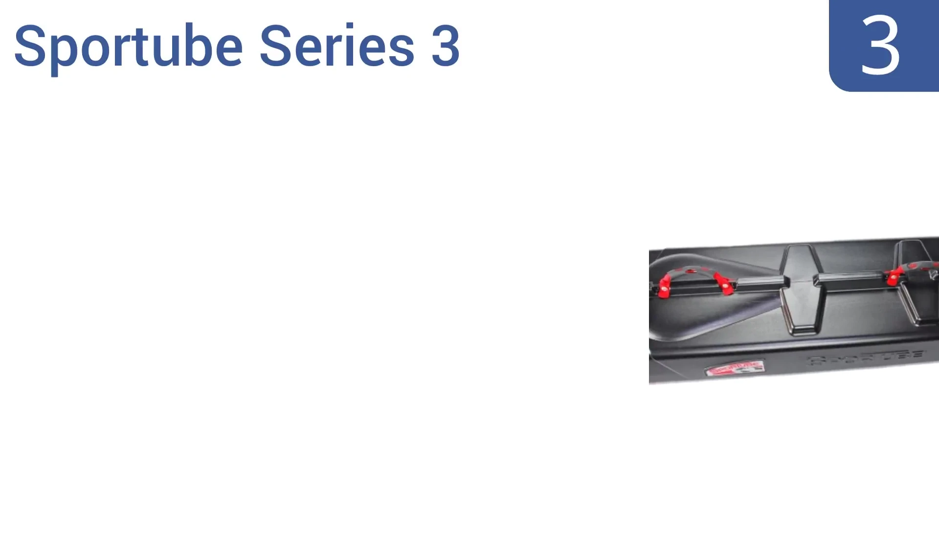 Sportube Series 3 showcasing its hard-shell design and wheels.