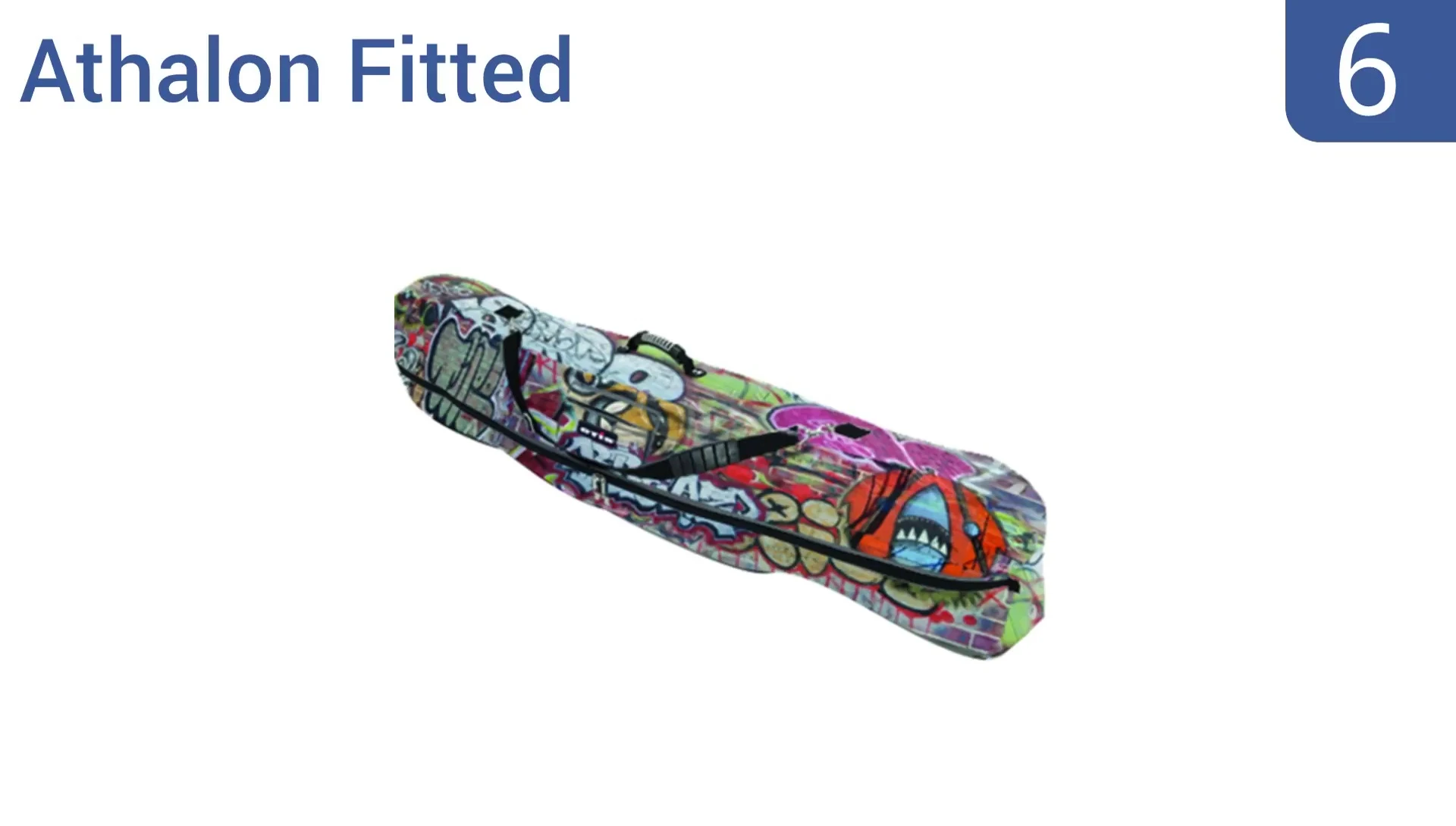 Athlon snowboard bag showcasing its durable construction and design.
