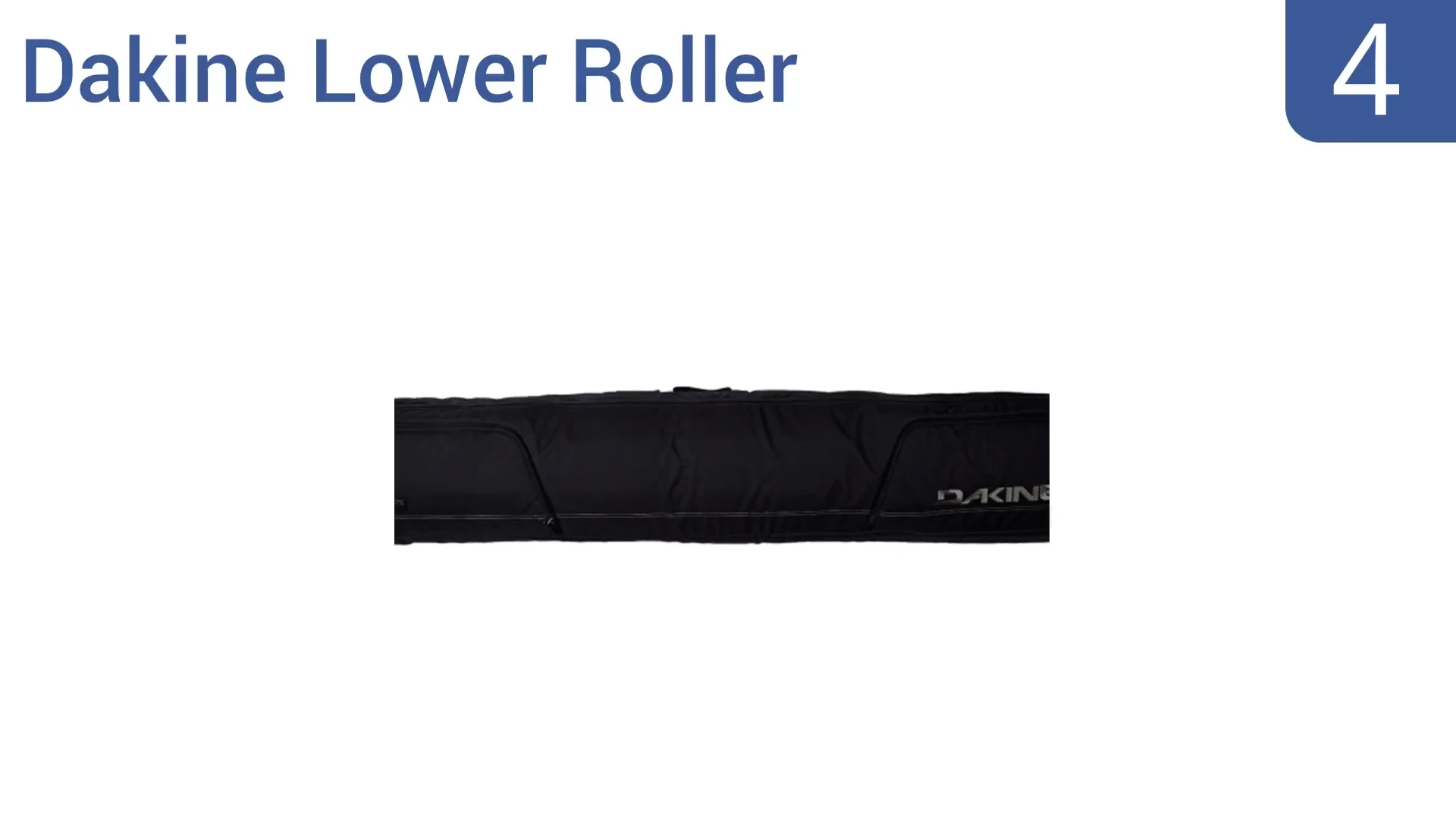 Dakine Low Roller highlighting its durable exterior and padding.