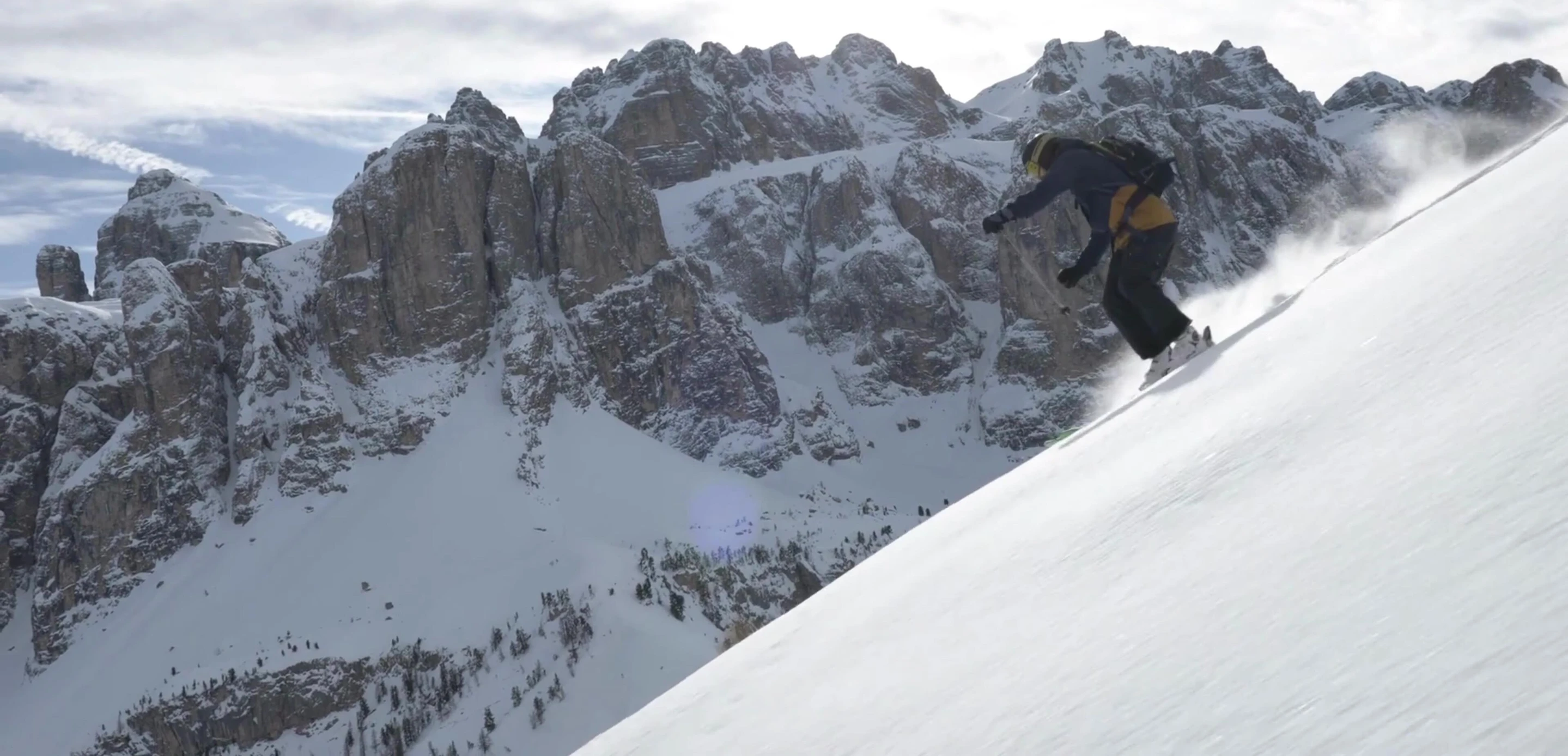 Ski length measurement guide: chin to head