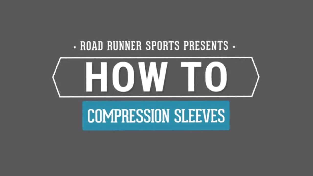 Person wearing compression sleeves