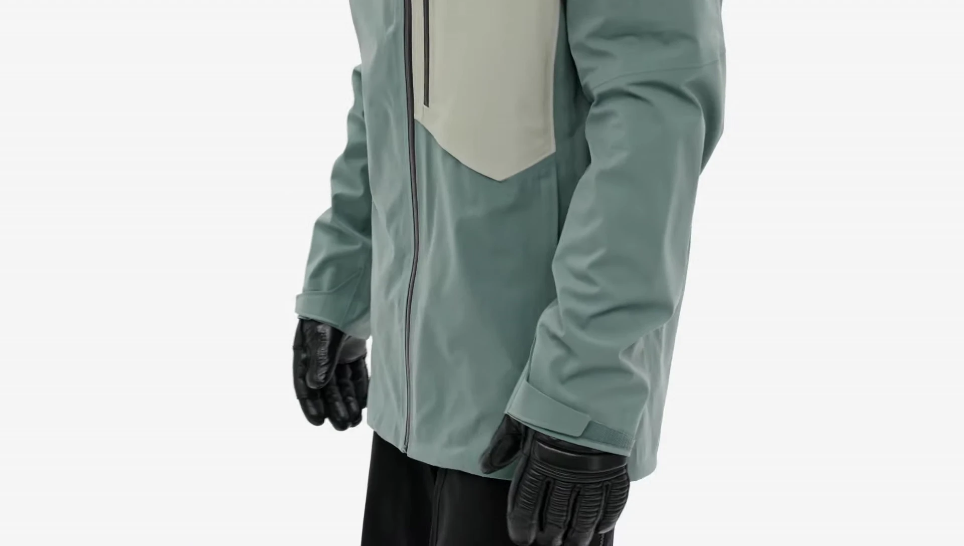 Interior shot highlighting the soft knit backer of the jacket.