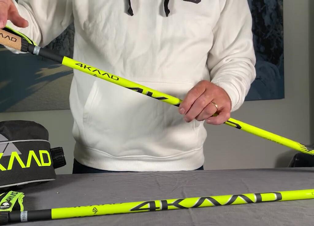 Detailed view of the cork grip, showing its full coverage and texture.