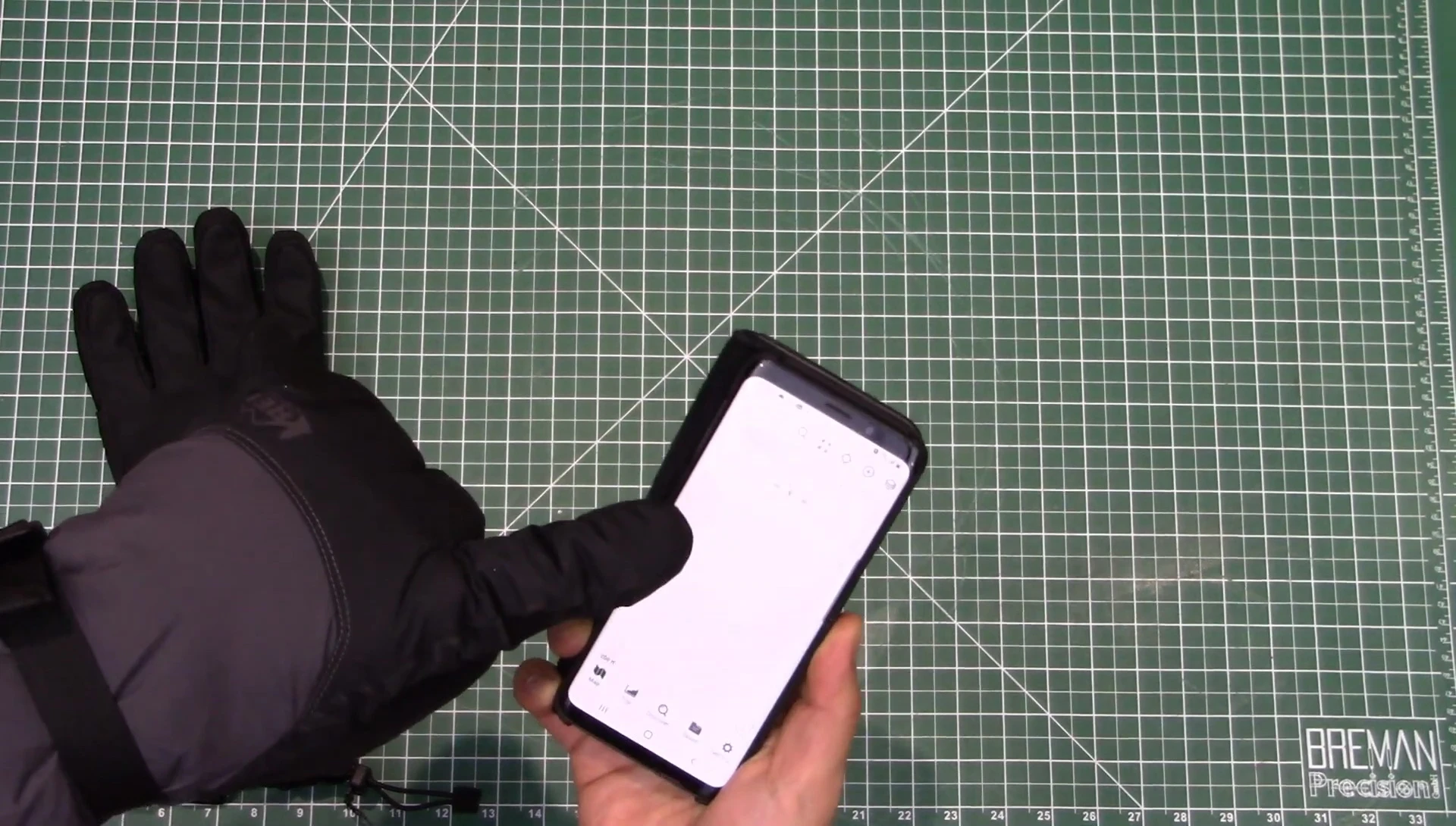 Successful use of touchscreen with some difficulty