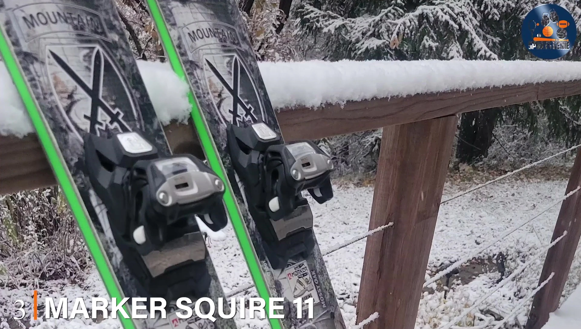 Marker Squire 11 ski bindings displayed