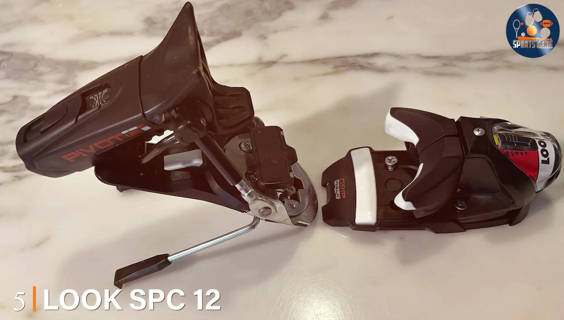 Look SPX 12 GW ski bindings on display