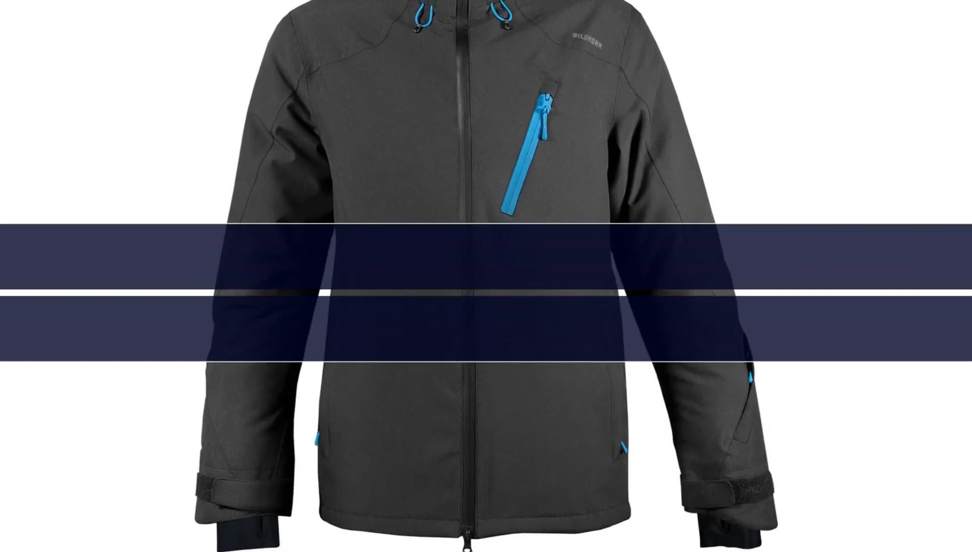 The Wild Horned Over ski jacket on a model