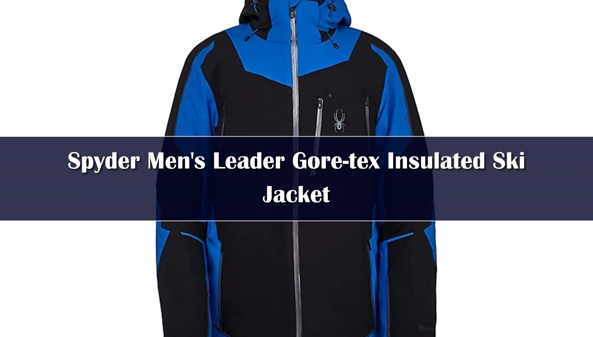 Close-up of the Leader ski jacket's modern design